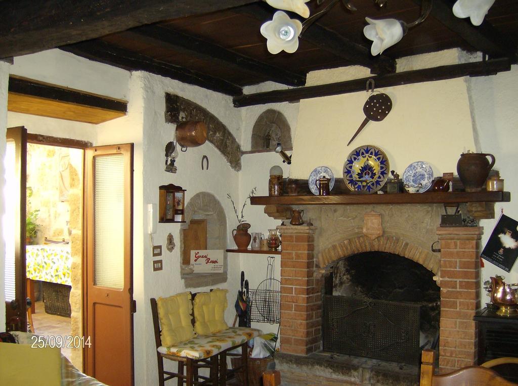 Gerani Rossi Villa Bagnoregio Rom bilde